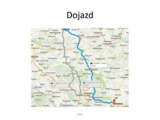 Dojazd 
WSB 
 