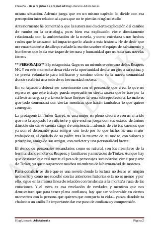 #Reseña – Bajo registro de propiedad Blog Literario Adictabooks
Blog Literario Adictabooks Página 2
misma situación. Ademá...