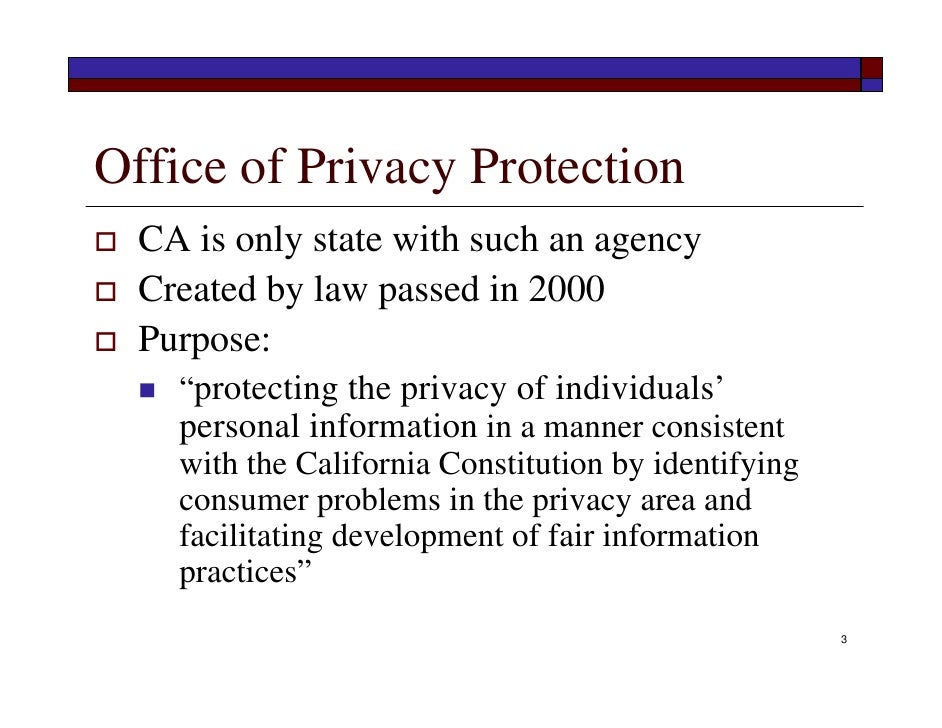 California Privacy Law Resources & Protections