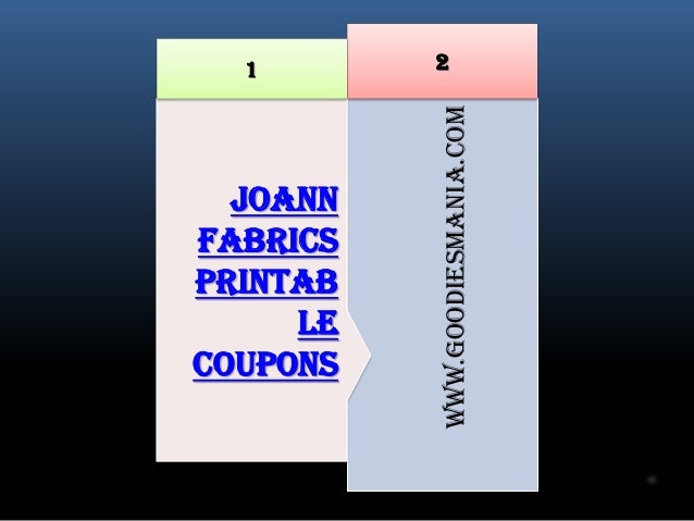 Coupon for joann fabrics shipping