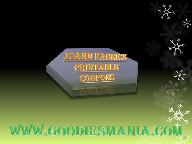 Joann fabrics printable coupons1 | PPT