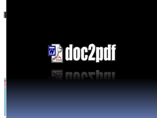 How to use Doc2Pdf.net
