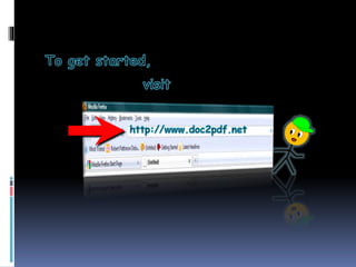 How to use Doc2Pdf.net