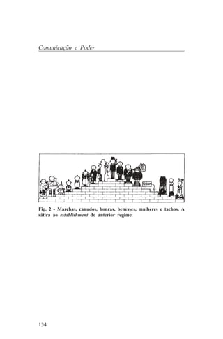Comunicação e Poder




Fig. 2 - Marchas, canudos, honras, benesses, mulheres e tachos. A
sátira ao establishment do anterior regime.




134
 
