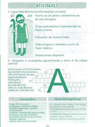 Cartilha Joao batista -Aula especial