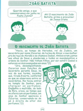 Cartilha Joao batista -Aula especial