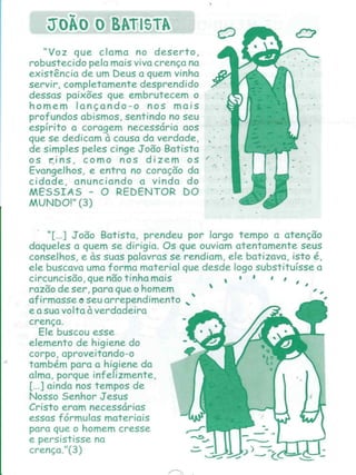 Cartilha Joao batista -Aula especial