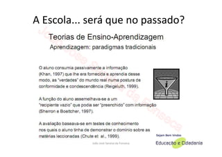 A Escola... será que no passado?




            João José Saraiva da Fonseca
 
