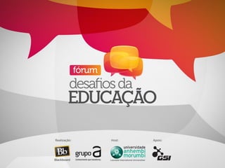 Apresentação de João Mattar no Fórum Desafios da Educação