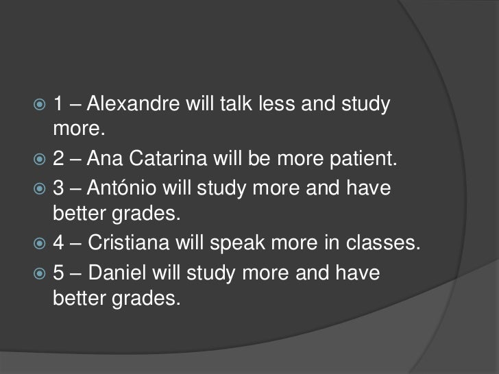 New Year Resolutions, by João M., 9B