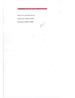 Plano Gestão EE João Pedro Ferraz