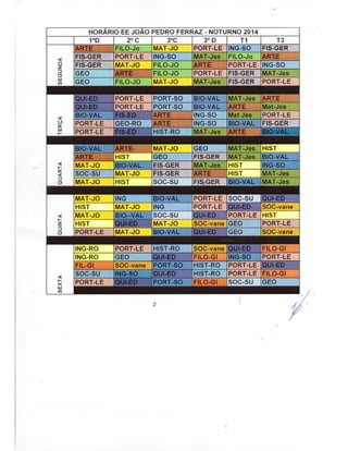 Plano Gestão EE João Pedro Ferraz