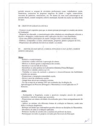 Plano Gestão EE João Pedro Ferraz