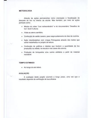 Plano Gestão EE João Ribeiro da Silveira