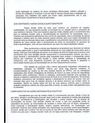 Plano Gestão EE João Ribeiro da Silveira