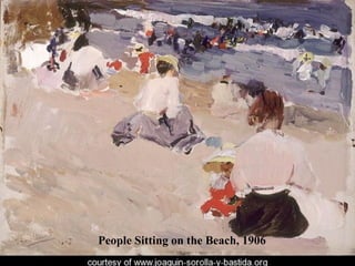 People Sitting on the Beach, 1906 