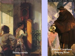 Dando cuerda Elderly Castellano  Pouring Wine 