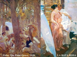 Elche, The Palm Grove. 1918. LA BATA ROSA 