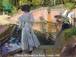 Maria Mirando Los Peces, Granja, 1907 