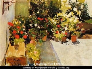 A Rooftop with Flowers 
