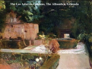 The Los Adarves Gardens, The Alhambra, Granada 