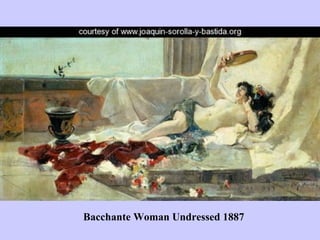 Bacchante Woman Undressed 1887 