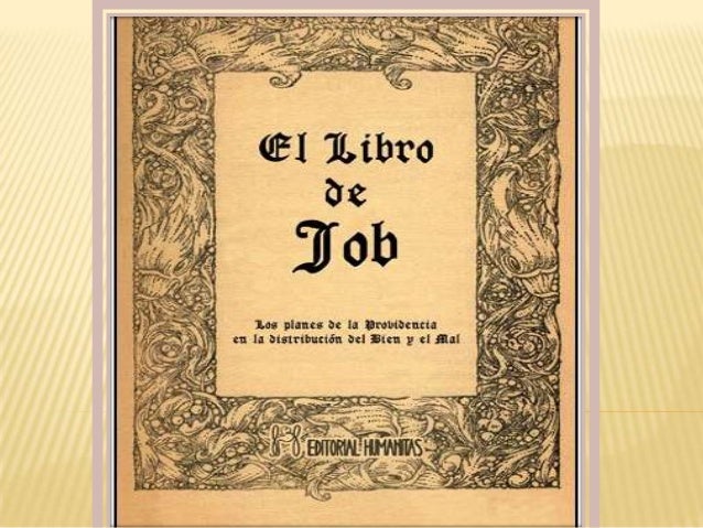 explicacion del libro de job explicacion del libro de job