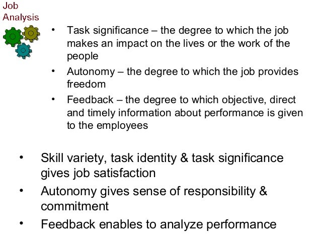 Skill Variety Task Identity Task Significance Autonomy And Feedback ...