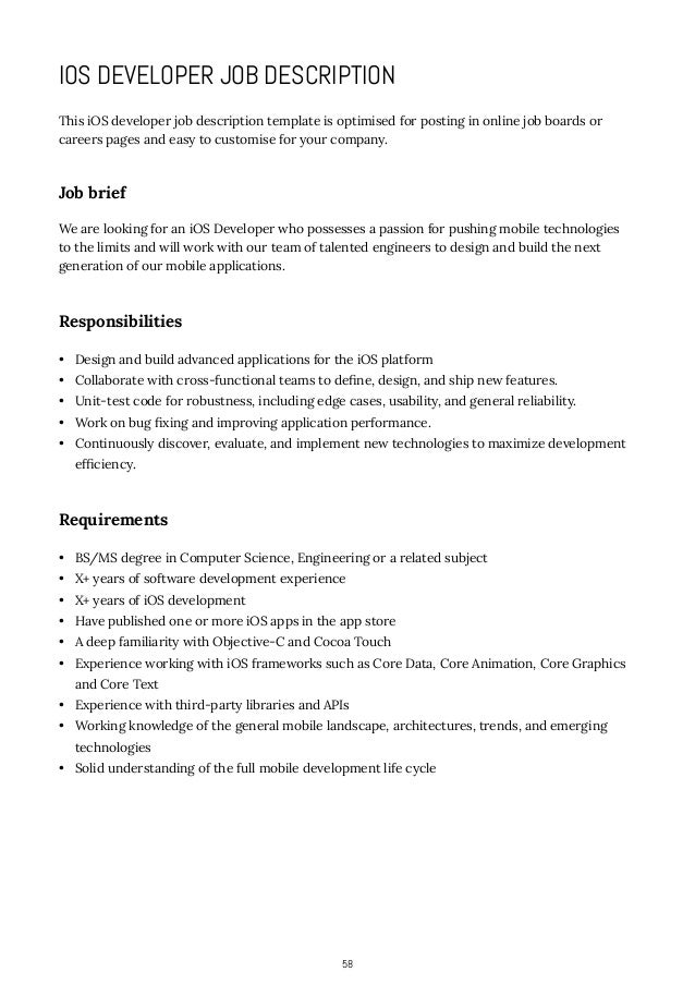 how to write job descriptions