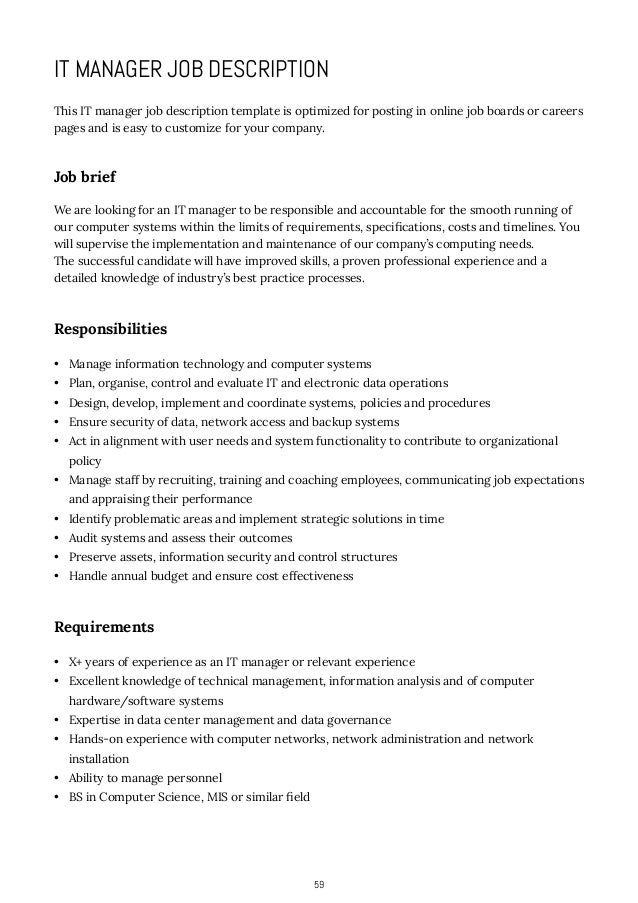 field manager job description