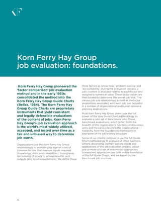 Job Evaluation And Job Grading Using Korn Ferry – LEFMAT