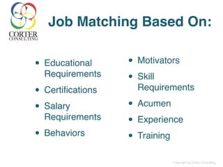 Job Matching & Benchmarking | PDF