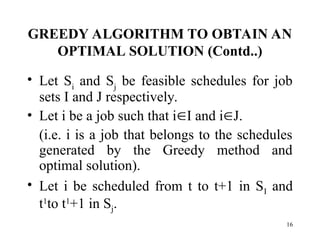 job scheduling ppt DSA and DAA with theory | PPT