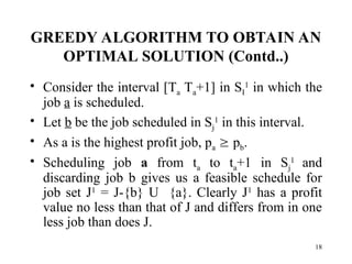 job scheduling ppt DSA and DAA with theory | PPT