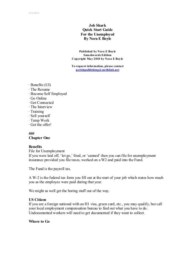 resume fill out form