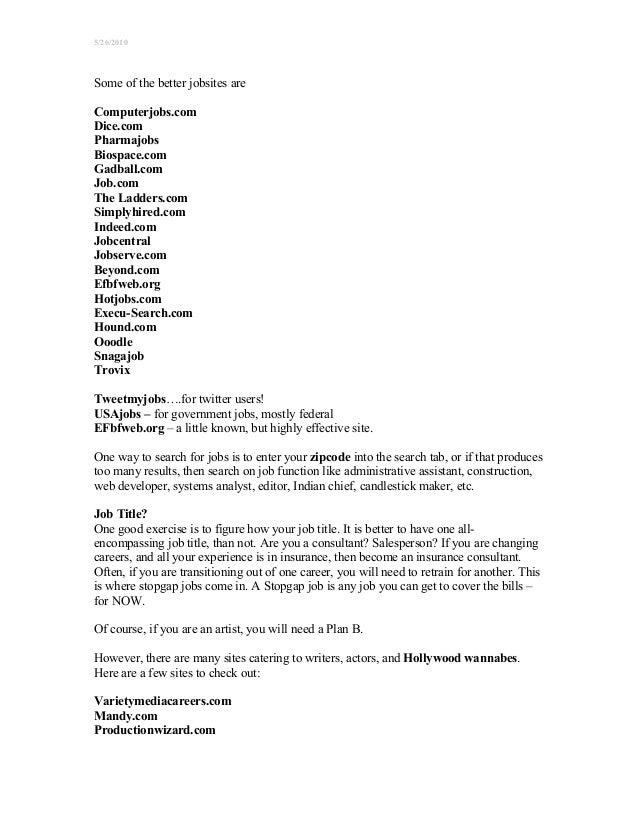 job shark quick start guide for the unemployed federal soup do they even read cover letters