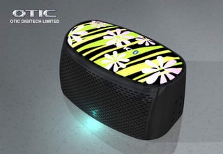 Color & Pattern Design ➔ Bluetooth Speaker