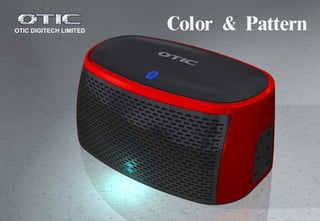 Color & Pattern Design ➔ Bluetooth Speaker