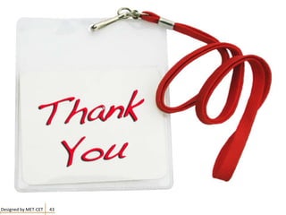 Job Analysis
Designed by MET-CET 43
 