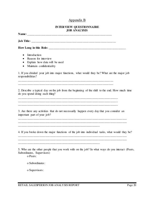 retail job responsibilities
