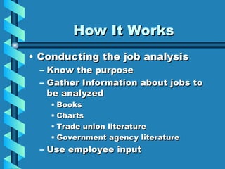 Comprehensive Job Analysis Comprehensive Job Analysis: Methods, Applications, and Organizational ...