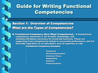 Functional Competency Attributes Job Analysis Human Resource Management Quirin.ppt