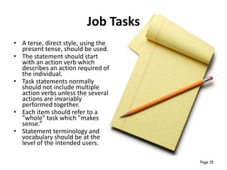 Job analysis with competencies | PDF