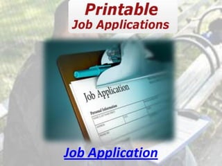 Job Application
 