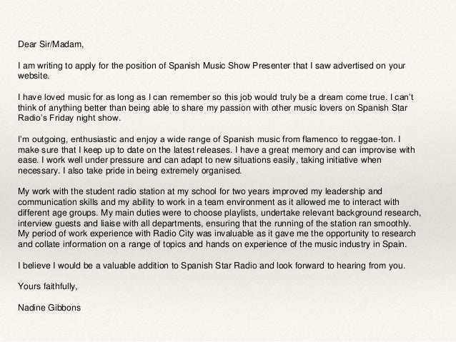 Job application ppt