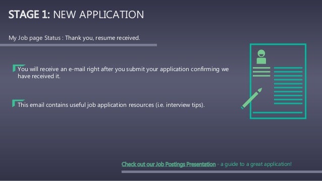 how to get a job application