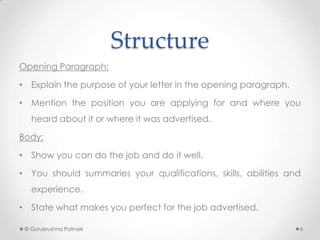 Job Paragraph Job application & resume | PPTX