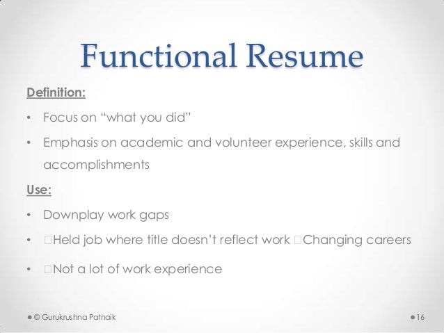 meaning of resume in job application