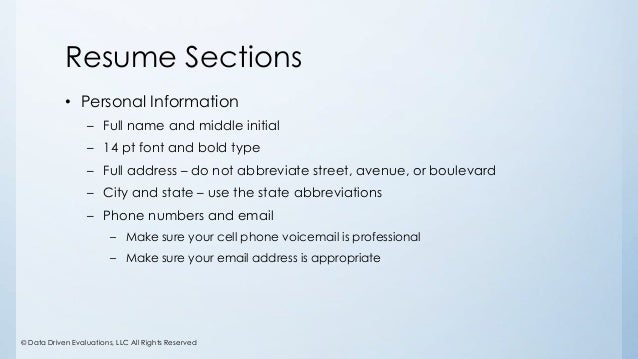 how to do resume for job application