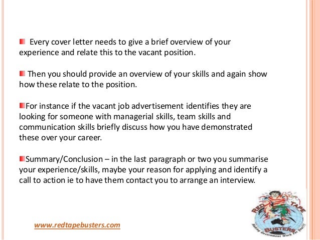 the importance of cover letters